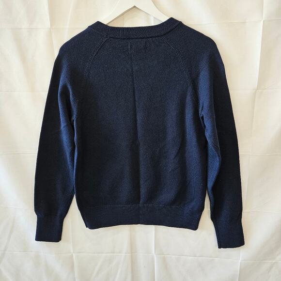Dockers Women's Crewneck Sweater Classic Fit Dark Blue Size Medium - Picture 2 of 7